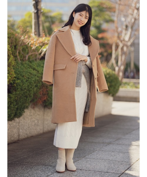 Banana Republic(バナナリパブリック)の「サンデーコート(チェスターコート・レディース・キャメル・XS/S/M/L)」の2枚目の写真