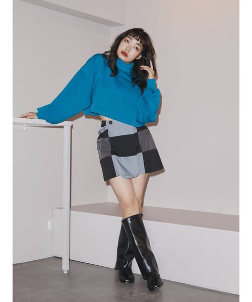 jouetie（ジュエティ）の「エンボスロゴプルオーバー（スウェット・レディース・オフホワイト/ブラック/ブルー・MEDIUM）」の10枚目の写真