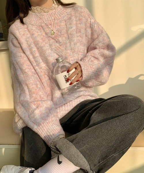 LAC-VERT(ラック・ヴェール)の「マーブルゆるニット(ニット/セーター・レディース・その他1/その他2・FREE)」の14枚目の写真