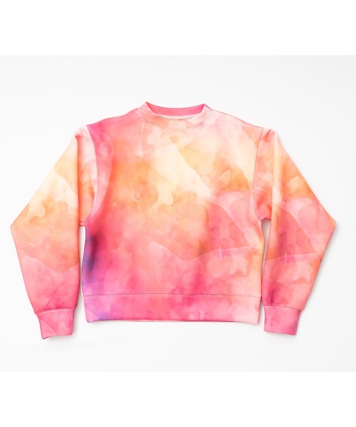 Wizzard(ウィザード)の「Wizzard ウィザード / PRINT FAB SWEAT ビッグシルエット総柄プリントビッグシルエットスウェット / W23SS-DC020(スウェット・メンズ・ナチュラル/ブルー/レッド・1/2/3)」の9枚目の写真