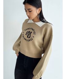 EMODA | ミニカラーロゴニット(ニット/セーター)