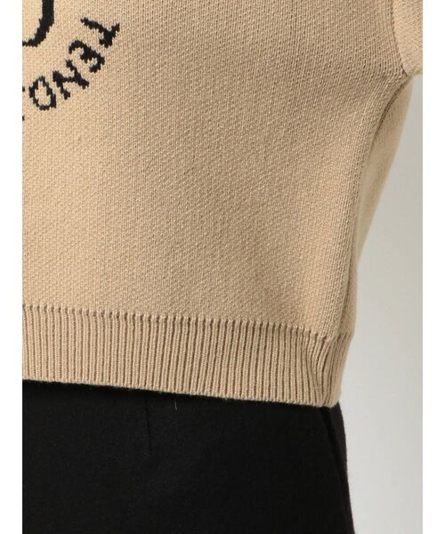 EMODA（エモダ）の「ミニカラーロゴニット（ニット/セーター・レディース・グレー/ブラック/ベージュ・FREE）」の21枚目の写真
