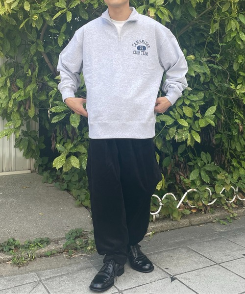 CPCM(シーピーシーエム)の「ヘビーウェイトハーフジッププルオーバー(スウェット・レディース・ネイビー/グレー/グリーン・MEDIUM/LARGE)」の8枚目の写真