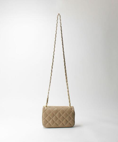 AULENTTI（オウレンティ）の「＜AULENTTI＞キルティング チェーン ショルダー バッグ（ショルダーバッグ・レディース・ブラック/ベージュ・FREE）」の15枚目の写真