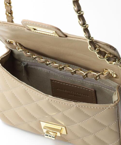 AULENTTI（オウレンティ）の「＜AULENTTI＞キルティング チェーン ショルダー バッグ（ショルダーバッグ・レディース・ブラック/ベージュ・FREE）」の18枚目の写真