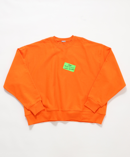 JOURNAL STANDARD relume（ジャーナルスタンダード　レリューム）の「【relume SPORTS WEAR】オーバーサイズ ヘビーウェイトスウェット（スウェット・メンズ・ライトグレー/ホワイト系その他/モスグリーン/ネイビー/オレンジ・MEDIUM/LARGE）」の5枚目の写真