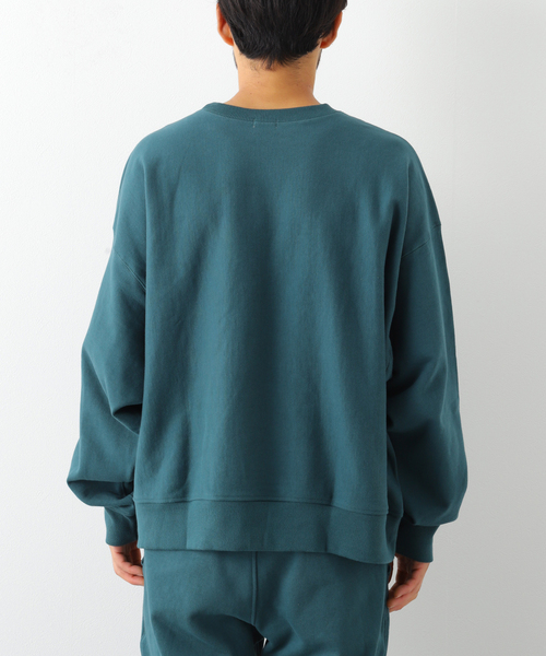 JOURNAL STANDARD relume（ジャーナルスタンダード　レリューム）の「【relume SPORTS WEAR】オーバーサイズ ヘビーウェイトスウェット（スウェット・メンズ・ライトグレー/ホワイト系その他/モスグリーン/ネイビー/オレンジ・MEDIUM/LARGE）」の10枚目の写真