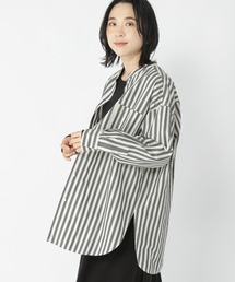 studio CLIP | ストライプコットンワッシャーシャツ(シャツ/ブラウス)
