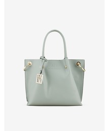ARMANI EXCHANGE | 【A|X アルマーニ エクスチェンジ】スクエアロゴチャーム付き　ミニハンドバック(ハンドバッグ)