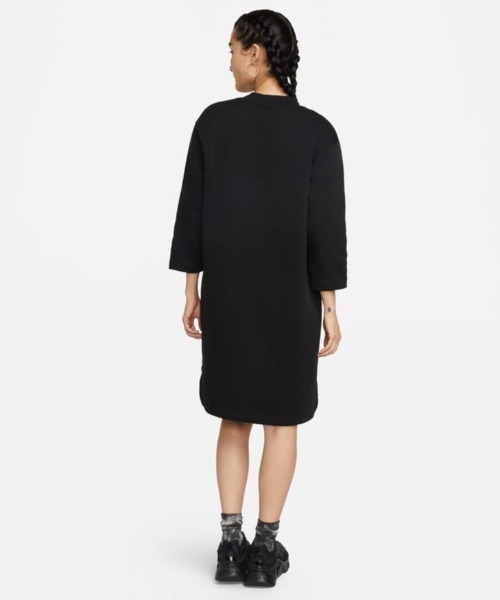NIKE(ナイキ)の「【NIKE】AS W NSW PHNX FLC 3Q(ワンピース・レディース・ブラック・MEDIUM/SMALL)」の3枚目の写真