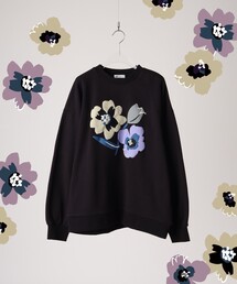 tk.TAKEO KIKUCHI | ぽっぷフラワースウェット（ユニセックスアイテム）(スウェット)
