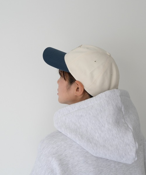 CANAL JEAN(キャナルジーン)の「choice_cnl 配色CAP(キャップ・レディース・ネイビー/ブラウン/カーキ・ONE SIZE)」の7枚目の写真