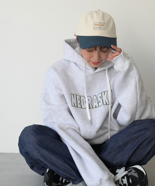 CANAL JEAN(キャナルジーン)の「choice_cnl 配色CAP(キャップ・レディース・ネイビー/ブラウン/カーキ・ONE SIZE)」の6枚目の写真