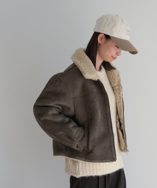 CANAL JEAN(キャナルジーン)の「choice_cnl 配色CAP(キャップ・レディース・ネイビー/ブラウン/カーキ・ONE SIZE)」の4枚目の写真