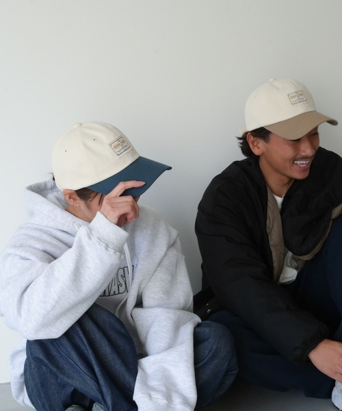 CANAL JEAN(キャナルジーン)の「choice_cnl 配色CAP(キャップ・レディース・ネイビー/ブラウン/カーキ・ONE SIZE)」の14枚目の写真