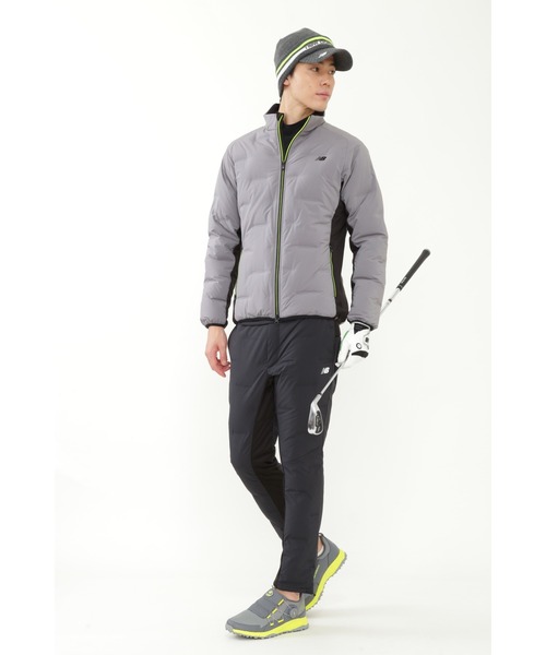 new balance golf】吸湿発熱 ライトダウン フルジップ ブルゾン (MENS