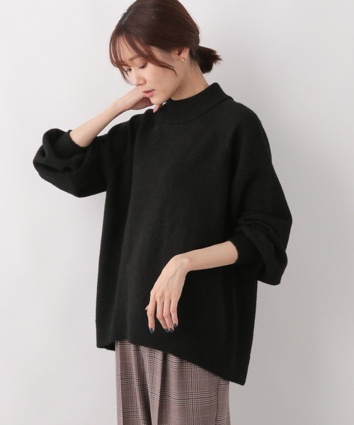 GLOBAL WORK(グローバルワーク)の「Hugmeニットラメハイネックプルオーバー/MATINEE LINE/164172(ニット/セーター・レディース・ベージュ/ライトグレー/ブラック/オフホワイト・MEDIUM/LARGE)」の3枚目の写真