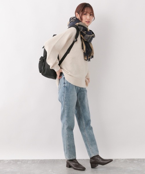 GLOBAL WORK(グローバルワーク)の「Hugmeニットラメハイネックプルオーバー/MATINEE LINE/164172(ニット/セーター・レディース・ベージュ/ライトグレー/ブラック/オフホワイト・MEDIUM/LARGE)」の18枚目の写真