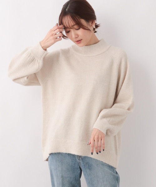 GLOBAL WORK(グローバルワーク)の「Hugmeニットラメハイネックプルオーバー/MATINEE LINE/164172(ニット/セーター・レディース・ベージュ/ライトグレー/ブラック/オフホワイト・MEDIUM/LARGE)」の21枚目の写真