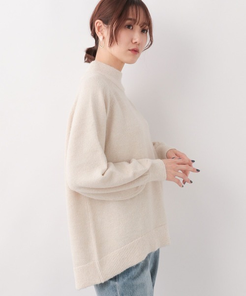 GLOBAL WORK(グローバルワーク)の「Hugmeニットラメハイネックプルオーバー/MATINEE LINE/164172(ニット/セーター・レディース・ベージュ/ライトグレー/ブラック/オフホワイト・MEDIUM/LARGE)」の22枚目の写真