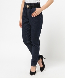 one after another NICE CLAUP | 【ナイスクラップ】ベルト付ハイウエストテーパードパンツ(その他パンツ)