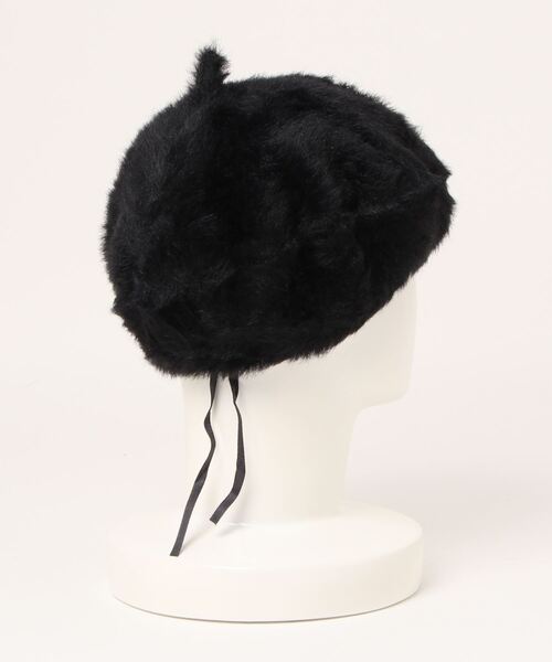 SPIGA（スピーガ）の「ｱﾝｺﾞﾗ風ﾍﾞﾚｰ帽（ハンチング/ベレー帽・レディース・ボルドー/ブラウン/ブラック/オフホワイト・FREE）」の13枚目の写真