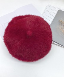 ｱﾝｺﾞﾗ風ﾍﾞﾚｰ帽