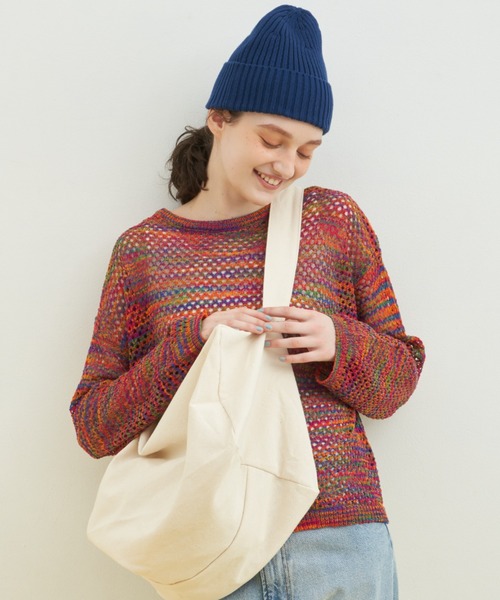 MERLOT（メルロー）の「アソートプルオーバー透かし編みメッシュニット（ニット/セーター・レディース・レッド/その他/ナチュラル・FREE）」の17枚目の写真