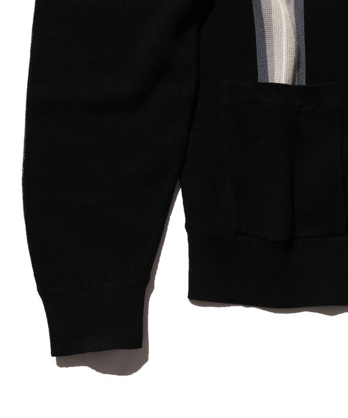 BEAMS PLUS(ビームスプラス)の「BEAMS PLUS / コットン ジャカード ストライプ カーディガン(カーディガン/ボレロ・メンズ・ブラック/イエロー系その他6/グリーン/ネイビー・SMALL/MEDIUM/LARGE/X-LARGE)」の17枚目の写真