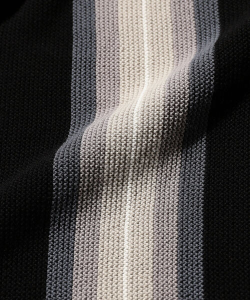 BEAMS PLUS(ビームスプラス)の「BEAMS PLUS / コットン ジャカード ストライプ カーディガン(カーディガン/ボレロ・メンズ・ブラック/イエロー系その他6/グリーン/ネイビー・SMALL/MEDIUM/LARGE/X-LARGE)」の18枚目の写真