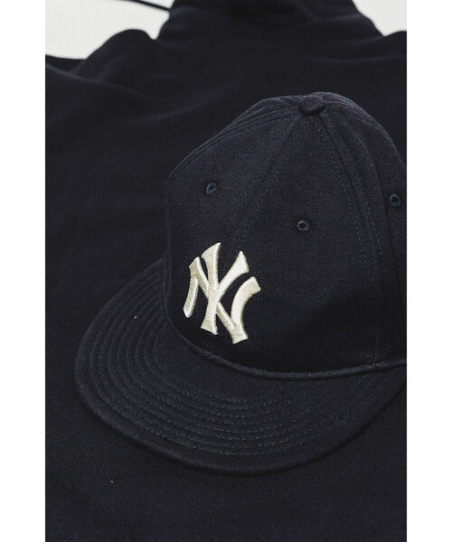 NEW ERA（ニューエラ）の「NEW ERA × BEAMS PLUS with LOOPWHEELER / 別注 FV950RC（キャップ・メンズ・ネイビー・ONE SIZE）」の6枚目の写真