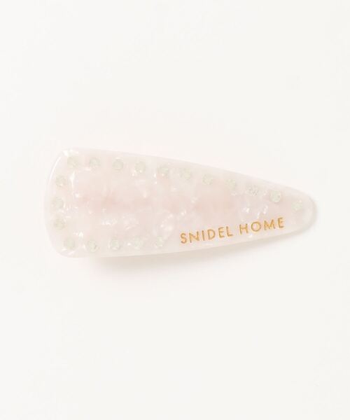 SNIDEL HOME（スナイデルホーム）の「ラインストーンクリップ（バレッタ/ヘアクリップ・レディース・パープル/グリーン/ホワイト/ピンク/ブルー・FREE）」の2枚目の写真