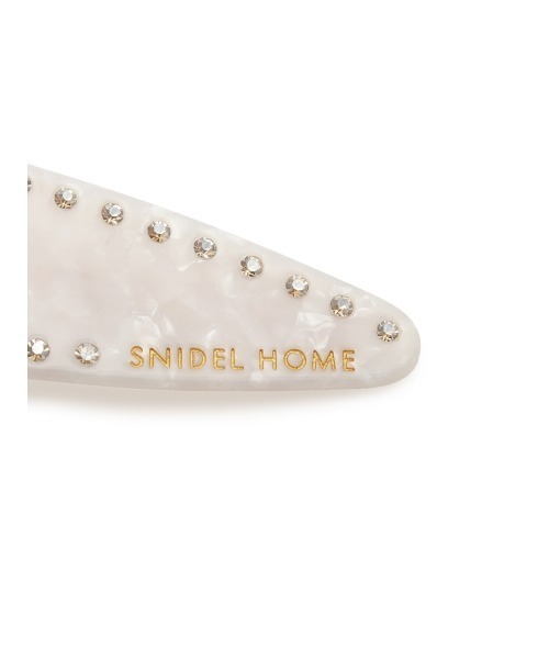SNIDEL HOME（スナイデルホーム）の「ラインストーンクリップ（バレッタ/ヘアクリップ・レディース・パープル/グリーン/ホワイト/ピンク/ブルー・FREE）」の9枚目の写真