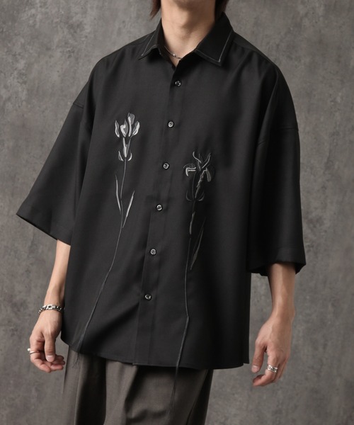 Verybrain フラワーシャツ 半袖 Verybrain フラワーシャツ 半袖 Verybrain フラワーシャツ 半袖