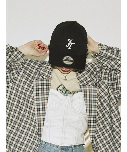 jouetie（ジュエティ）の「NEW ERA セーフティピンハートキャップ【コラボ】（キャップ・レディース・ブラック・FREE）」の11枚目の写真