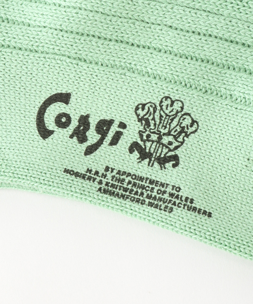 FRAMeWORK(フレームワーク)の「【CORGI/コーギー】 SOFT COTTON RIB SOCKS(ソックス/靴下・レディース・ホワイト/サックスブルー/ライトグリーン/ベージュ系その他/バーガンディー・FREE)」の12枚目の写真