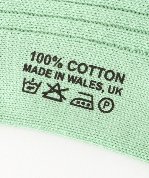 FRAMeWORK(フレームワーク)の「【CORGI/コーギー】 SOFT COTTON RIB SOCKS(ソックス/靴下・レディース・ホワイト/サックスブルー/ライトグリーン/ベージュ系その他/バーガンディー・FREE)」の6枚目の写真