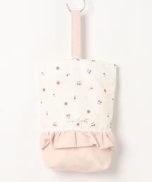 SLAP SLIP（スラップスリップ）の「SLAPSLIP/フルーツはたらくくるま柄配色切り替えシューズバッグ（シューケア用品・キッズ）」