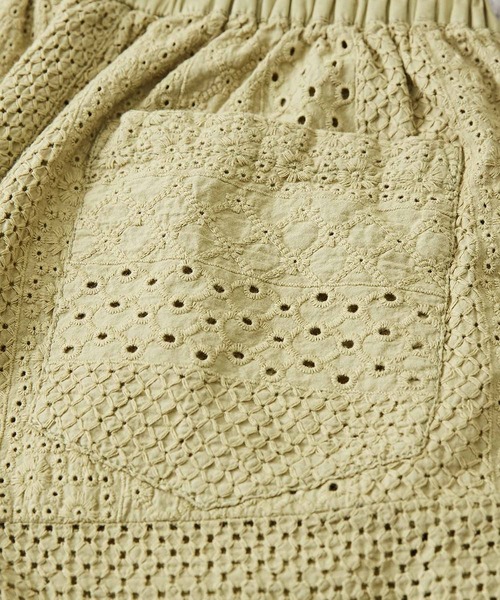 TOBILA（トビラ）の「無地カットレースイージーストレートパンツ（その他パンツ・レディース・レッド/ブラック/オリーブ・M）」の13枚目の写真