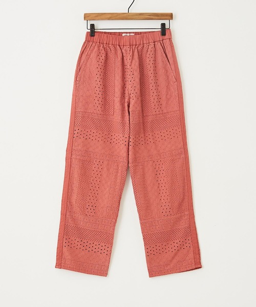 TOBILA（トビラ）の「無地カットレースイージーストレートパンツ（その他パンツ・レディース・レッド/ブラック/オリーブ・M）」の21枚目の写真