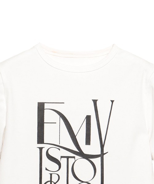 EIMY ISTOIRE（エイミーイストワール）の「eimyロゴフィットTシャツ（Tシャツ/カットソー・レディース・ホワイト/サックスブルー/ブラック/イエロー・FREE）」の21枚目の写真