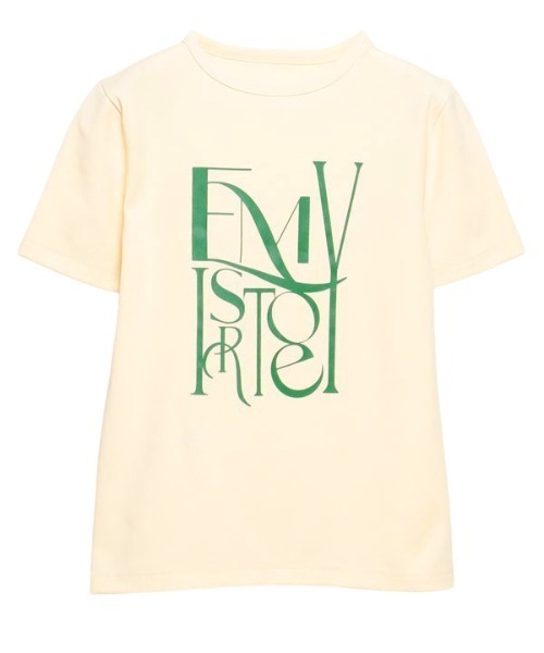 EIMY ISTOIRE（エイミーイストワール）の「eimyロゴフィットTシャツ（Tシャツ/カットソー・レディース・ホワイト/サックスブルー/ブラック/イエロー・FREE）」の17枚目の写真