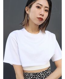 EMODA | レイヤードハーフトップ(Tシャツ/カットソー)