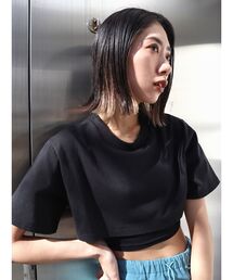 EMODA | レイヤードハーフトップ(Tシャツ/カットソー)