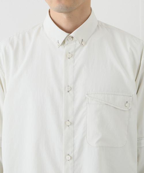 rajabrooke(ラジャブルック)の「【rajabrooke / ラジャブルック】2WAY SHIRT(シャツ/ブラウス・メンズ・ホワイト・SMALL/MEDIUM)」の2枚目の写真
