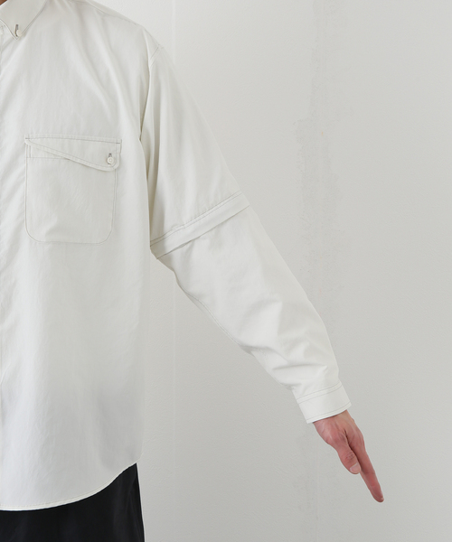 rajabrooke(ラジャブルック)の「【rajabrooke / ラジャブルック】2WAY SHIRT(シャツ/ブラウス・メンズ・ホワイト・SMALL/MEDIUM)」の6枚目の写真