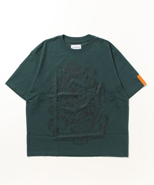 Black Weirdos（ブラックウィドウ）の「black Weirdos Dog of Ages Tee (23SS-TS07)（Tシャツ/カットソー・メンズ・レモンイエロー/ホワイト/ダークグリーン・X-LARGE/LARGE/MEDIUM）」の2枚目の写真