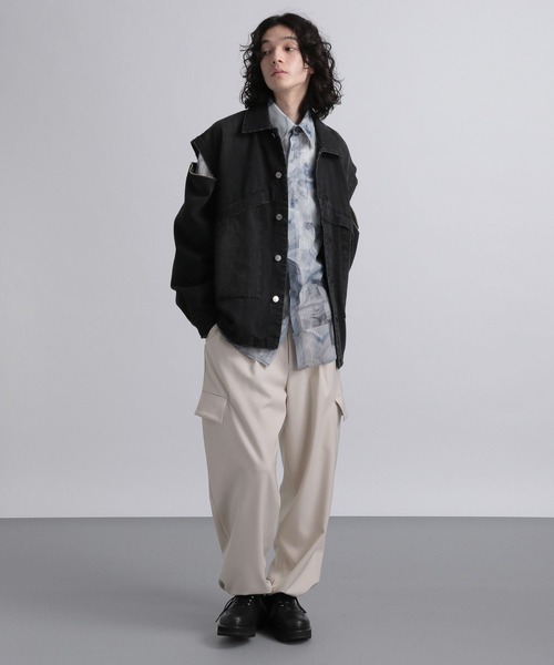 HARE（ハレ）の「イージーカーゴトラウザーパンツ(HARE)（カーゴパンツ・メンズ・ホワイト/グリーン/ブラック・SMALL/MEDIUM）」の16枚目の写真