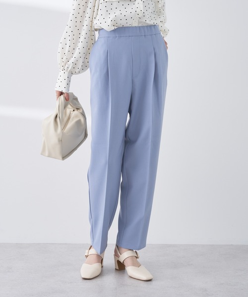 earth music&ecology（アースミュージックアンドエコロジー）の「テーパードパンツ（その他パンツ・レディース・サックスブルー/ブラック/ミント/ベージュ・S/L/M）」の4枚目の写真