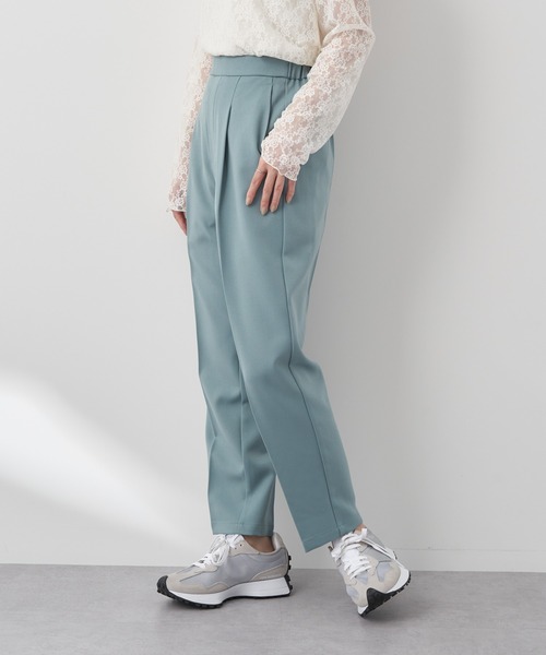 earth music&ecology（アースミュージックアンドエコロジー）の「テーパードパンツ（その他パンツ・レディース・サックスブルー/ブラック/ミント/ベージュ・S/L/M）」の3枚目の写真